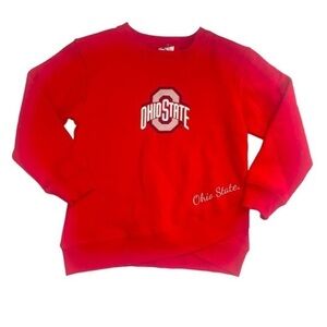 Rivalry Threads Ohio State University sweatshirt youth red logo pullover Sz S